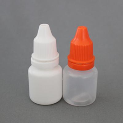 China Botella plástica gorda blanca caliente del dropper del LDPE 10ml de la venta con el casquillo rojo para el ojo en venta