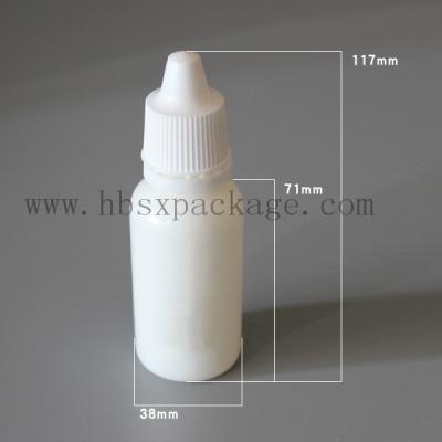 China el dropper plástico embotella las botellas plásticas blancas a prueba de niños del casquillo 80ml del ldpe en venta