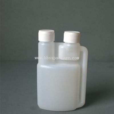 China 2017 newest  100ml  HDPE twin neck bottle selling well all over the world for sale