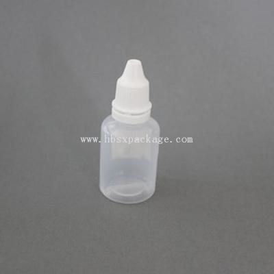 China la botella plástica vacía blanca del dropper del LDPE 20ml con los casquillos vende bien en mercado global en venta