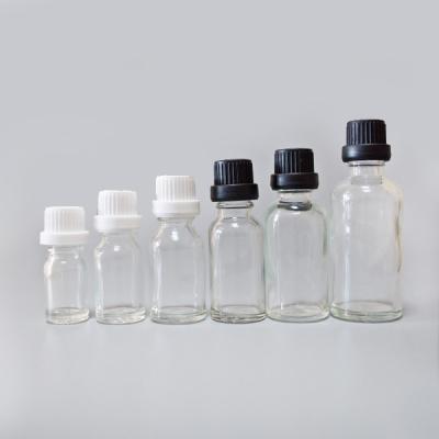 China Different Color Of Small Vial Drop Glass Essential Oil Storage Containers With Screw Cap for sale