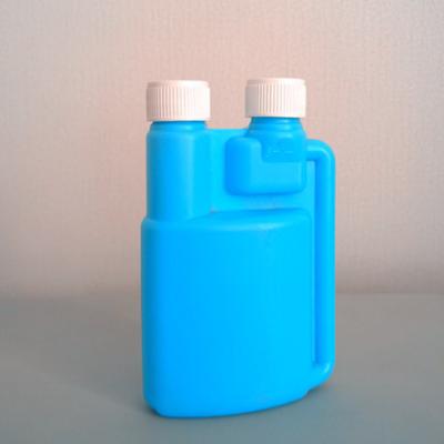 China 2018 100ml to 1000ml HDPE Plastic Fuel Additive Dispensing Twin Neck Bottle for sale