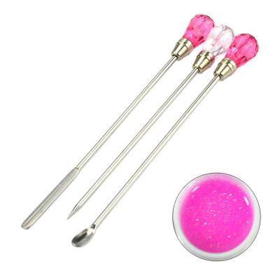 China High Quality Color Draw Nail Stirring Rod Powder Liquid UV Gel Stirring Bar Nail Art Tools for sale