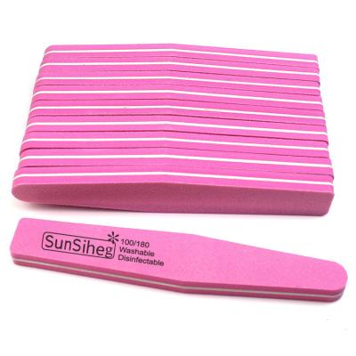 China Easy Apply Professional Nail Art Tools 100/180 Double Sides Rhombic Nail File for sale