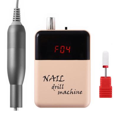 China Durable Nail Art Machine Mini Polishing Nail Drill Machine 30000 rpm for sale