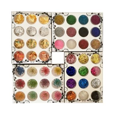 China Easy Apply Multiple Choice Acrylic Nail To Sprinkle Dry Flower For Nail Art Decoration for sale