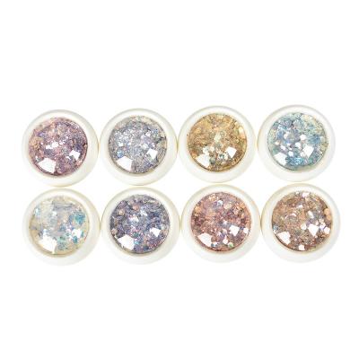 China Easy Apply September New Arrival Gradient Glitter Super Colorful Nail Design-Mixed Nail Flashing Powder for sale