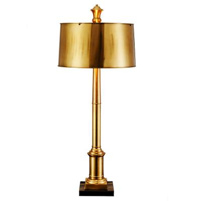 China China factory modern led table lamp with wholesale price modern style deco brass desk light for bedroom living room manufacturer lightings for sale