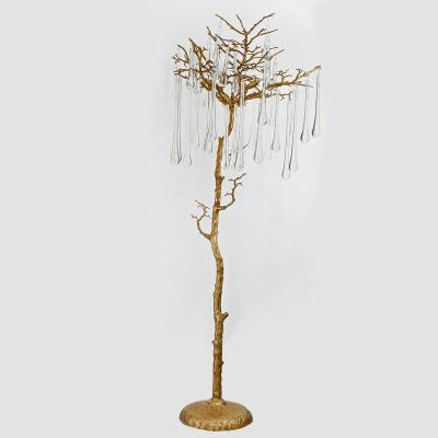 China Antique Brass Floor Lamp Nature Tree Like Brass Floor Lamp Hand Craft Floor Lamp for sale