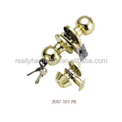 China door knob lock RH-3587-101PB for sale