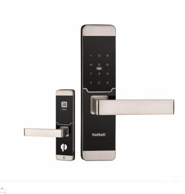 China Smart Card Control Fingerprint Touch Screen Password Lock Electronic Door Lock Smart Electronic Door Lock for sale