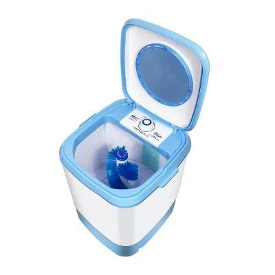 China Mini hotel shoe washing machine, multi-functional portable dual-use semi-automatic household 6.5kg for sale