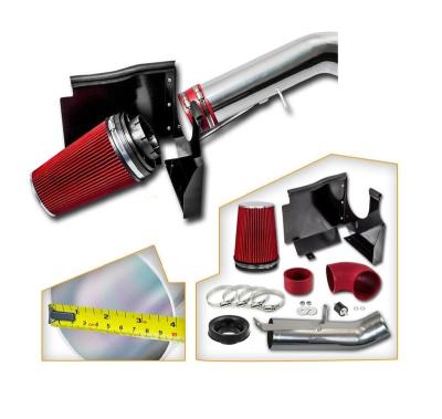 China RED Cold Air Intake Heat Shield Kit For 07-08 Silverado 4.8L 5.3L V8 HI-CD-02RD-01-E for sale