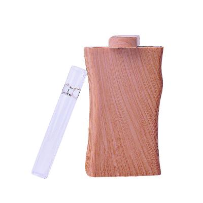 China New Hot Sale Contemporary ABS Imitation-Wood Plastic Smoking Pipe Set Dugout One Slugger Set for sale