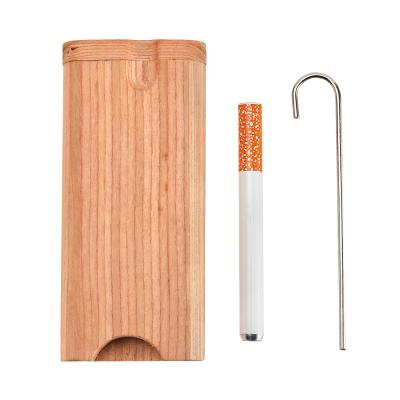 China A Contemporary Portable Wooden Wooden Slugger Smoking Pipe Case One Slugger Set With Clean Tool for sale