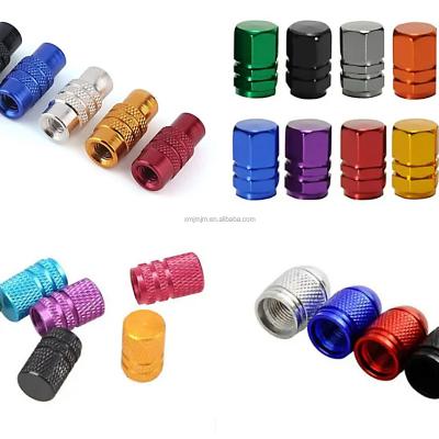 China Aluminum Customize Different Styles Colorful Groove Long Truck Wheel Lug Nuts And Valve Nut for sale