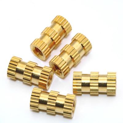 China Health Care Insert Nut For Plastic Ultrasonic Brass Threaded Inserts For Plastics Furniture Insert Nuts For Wood for sale