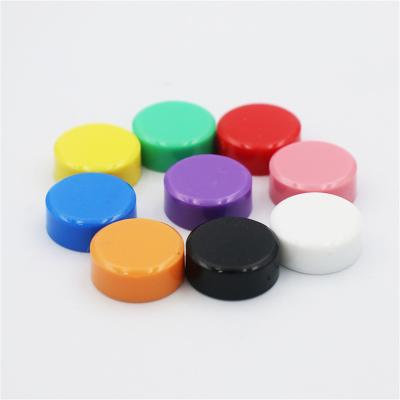 China Strong Pins 15mm Colorful Neodymium Neodymium Magnet Paper Fastener Industrial Pawn Whiteboard Magnets for sale