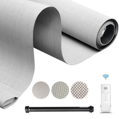 China Zemismart Smart WIFI Easy Clean Blind Roller Shutter Smart Tubular Motor with Curtain Blackout Cloth RF Tuya Remote APP Timer Siri Control for sale