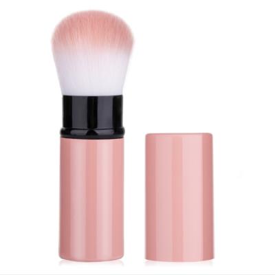 China New Professional Portable Makeup Tool Face Cheek Telescopic Retractable Brush Blush Brush for sale