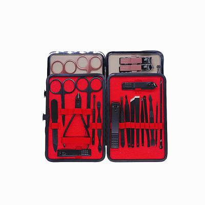 China Daily Nail Care Tools Nail Scissors Grooming Kit Manicure Pedicure Set Tools Nail Clipper Set With White Paper Box Case for sale