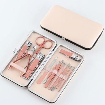 China Daily Nail Care Tools Beauty Care Product 12pcs Personal Manicure Set For Promotional Gift for sale