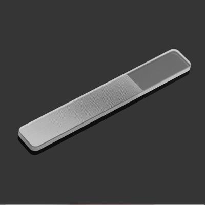 China Menhaden glass bulk nail file OEM nail file folders logo customization clear glass nano crystal glass for sale