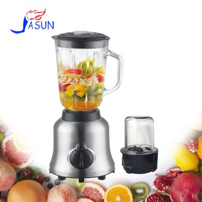 China Household Family Use Stainless Steel 3 in 1 Electric Fruit Smoothie Blender with Glass Jar JS-167 for sale