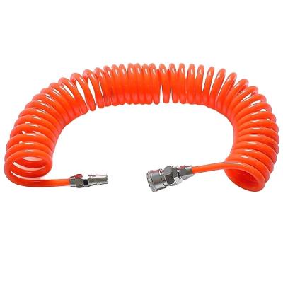 China High Pressure Flexible Spiral Polyurethane Air Recoil Pneumatic Air Hose for sale