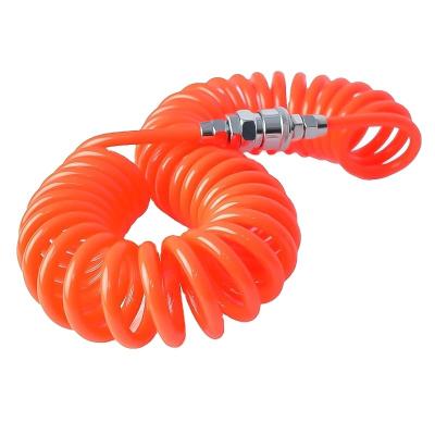 China Air ZCKM OD Brand Pneumatic Polyurethane Spiral Tube Spring Reel Hose Spring PU Tubing for sale