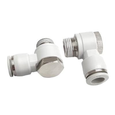 China Material of Construction Shops 4/6/8/10/12mm External Hexagonal Quick Fit Coupling Connectors Pneumatic Elbow Joint PH Fittings Male Thread for sale