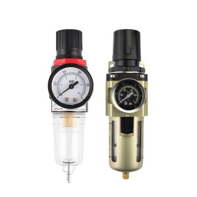 China Garment Shop AR AW Series Pneumatic Air Filter Pressure Regulator Combos G1/4 Relief Value Air Source Gas Treatment Unit With Pressure Gauge for sale