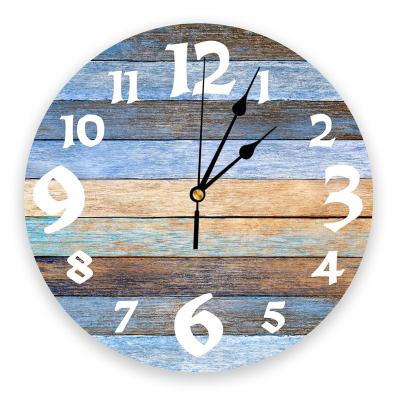 China Large woodcrylic kitchen style wall clocks made at antique clock factory for sale for sale