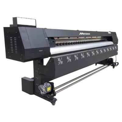 China interior & Mimage 3.2m eco outdoor advertising printer 10ft print shop machinery xp600 head for sale