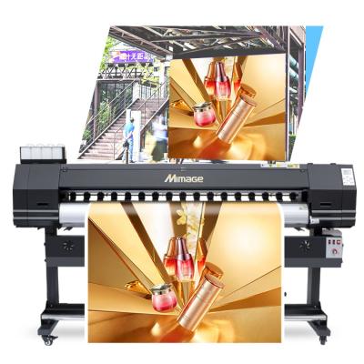 China interior & Large format outdoor eco outdoor eco printing machine sublimation dye textile Mimage 1.6m/1.8m 6ft solvent printing printer for sale