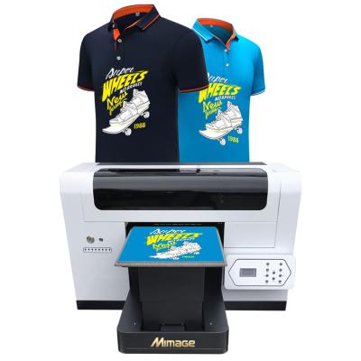 China Garment Shops Hot Sale A3 DTG Printer Dark Color T-shirt Clothes Direct To Garment Printing Machine for sale