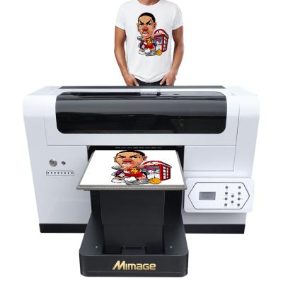 China Garment Shops Mimage Factory A3 T-shirt DTG Printer Directly To Textile Garment Printing Machine Price For T-shirt for sale