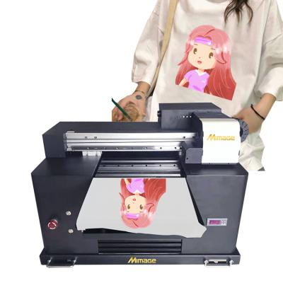 China Garment Shops China Factory Made Direct Sale A3 Size Diy Fast Digital Direct Dtg Printer For Any Color T-shirt for sale