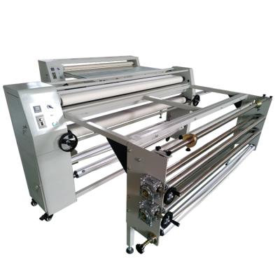 China Garment Shops 1.6m /1.8m Roller Heat Press Machine Sublimation Paper Roll To Roll Heat Transfer Machine for sale