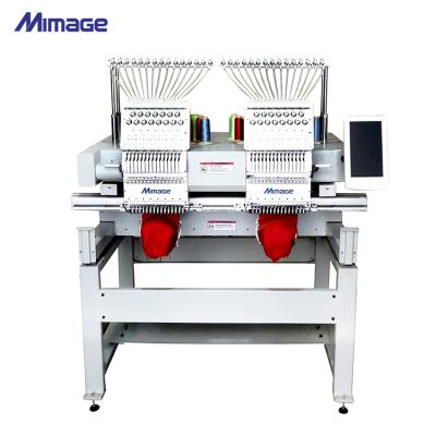 China Garment Shops High Quality Automated Automatic Monogram Mimage Embroidery Machine Single / Double Head Machine for sale