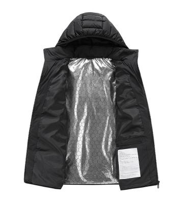 China 2021 Breathable Rechargeable Battery Heating Coat Heated Coat Winter Heated Jackets for sale