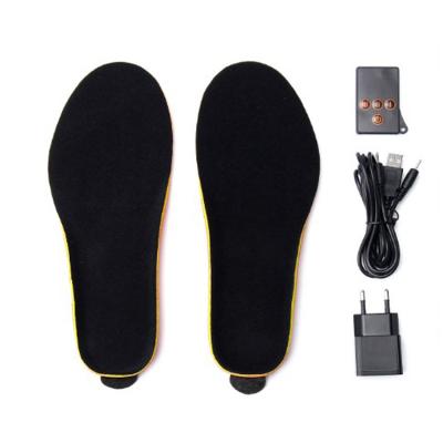 China Fiber or Compound Pet Charging Electric Heating Insole Warm Foot Treasure Insole Heated Insoles for Shoes for sale