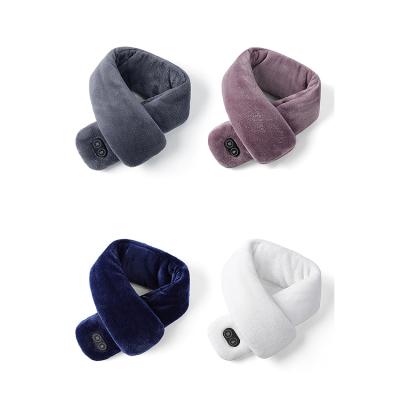 China Velvet Durable Using Low Price Neck Smart Heated Winter Usb Heating Scarves for sale