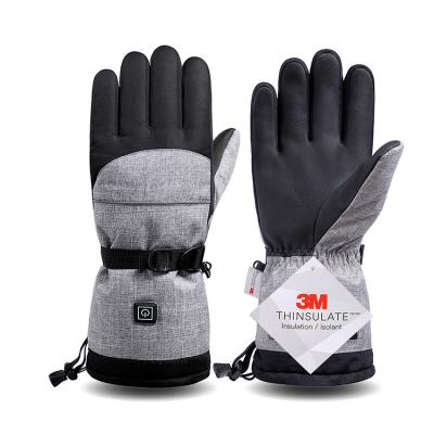 China Cheap Motorcycle Fleece Hot Sale Top Quality Winter Battery Heated Gloves for sale