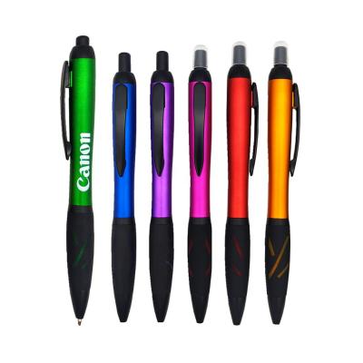 China Custom Lighting Personalized LED Light Pen Gift Souvenirs Handle Promotional Click Led Light Up Pens With Flash Logo Light for sale