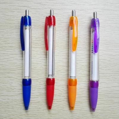 China Promotional Pen Personalize Calendar Ball Pen Banner Pull Out With Custom LOGO for sale