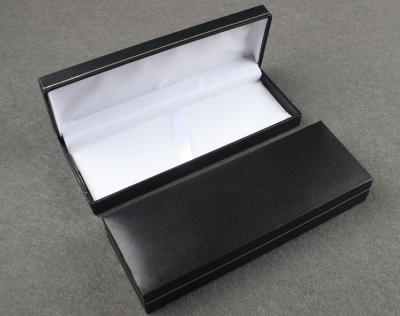 China Recyclable Promotional Gift Clamshell Box for Promotional Pen Items Hi-tech for Glue-wrapped Imitated PU Pen Case with Custom Logo for sale