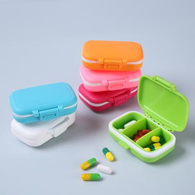 China Amazon Pill Box Ready To Ship High Quality Capsule Material Recycled Pill Box With 3 Compartment Storage Box Pill Box for sale