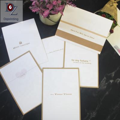 China China Quality Assurance Paper Multipart Cards Thank You Cards Gold Wedding Cards Invitation for sale