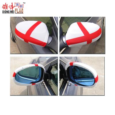 China Custom Wholesale Hanging World Flag Car Mirror Flag for sale